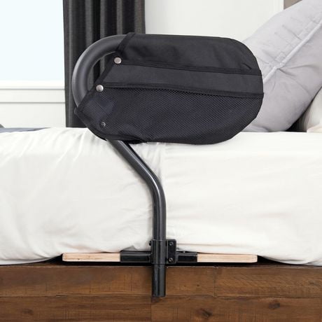Stander Bed Cane Safety Assist Bar for Seniors, Bed Rail and Pouch