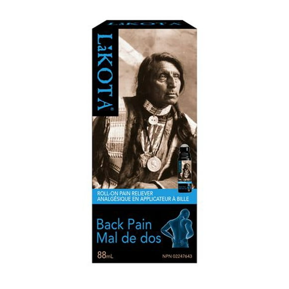 Lakota Back Pain Roll-on Pain Reliever Liquid, 88 mL