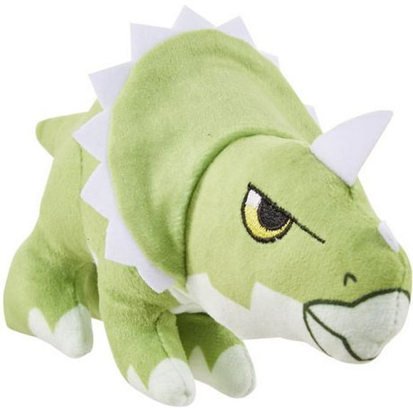 Jurassic World: Dominion Mini Plush 5 in Soft Dinosaur Toy Triceratops with Sound, Ages 3 Years & Up