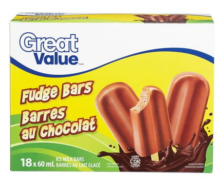 Great Value Fudge Ice Milk Bars | Walmart.ca