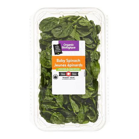 Your Fresh Market Organic Baby Spinach, 283 g - Walmart.ca