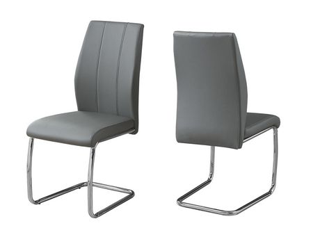 Monarch Specialties Grey Dining Chairs