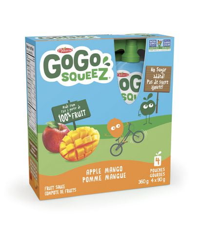 GoGo Squeez Apple Mango Fruitsauce Pouch | Walmart Canada