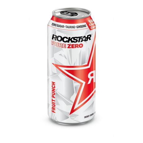 Rockstar Pure Zero Sugar Free Punched Caffeinated Enegy Drink | Walmart ...