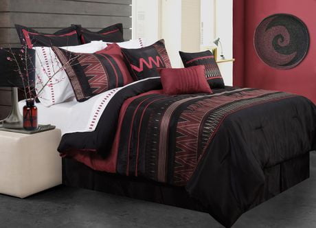 Safdie Co Home Deluxe Collection Burgundy 100 Polyester