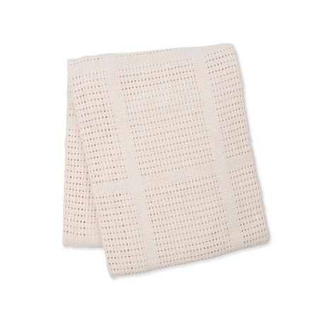 Lulujo - Baby Knitted Cotton Cellular Blanket