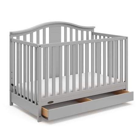 Graco Solano 4-in-1 Convertible Crib with Drawer, Converts to a full-size bed