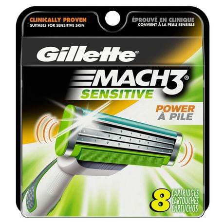 Gillette Mach3 Sensitive Power Cartridges - Walmart.ca