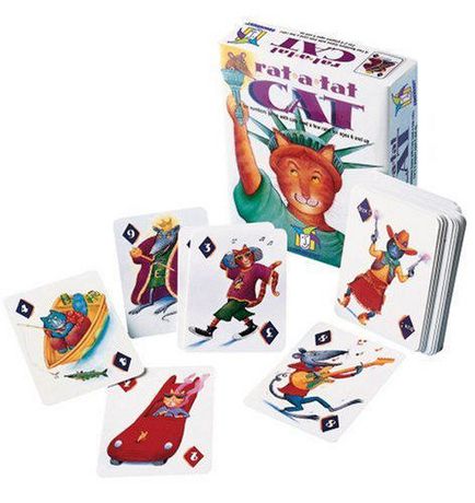 Gamewright Rat-A-Tat-Cat & Sleeping Queens 10th Anniversary Tin Card Game 