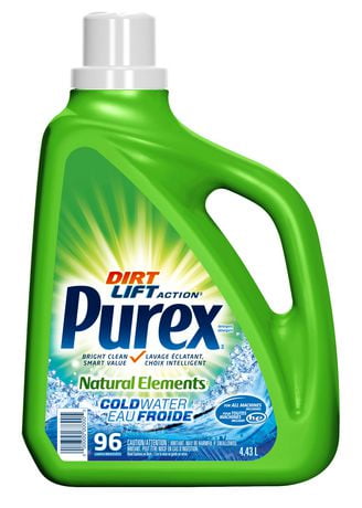 Purex Dirt Lift Action Natural Elements Coldwater Laundry Detergent ...