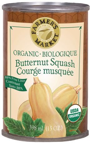 Farmer’s Market Foods Organic Butternut Squash Puree Canned | Walmart