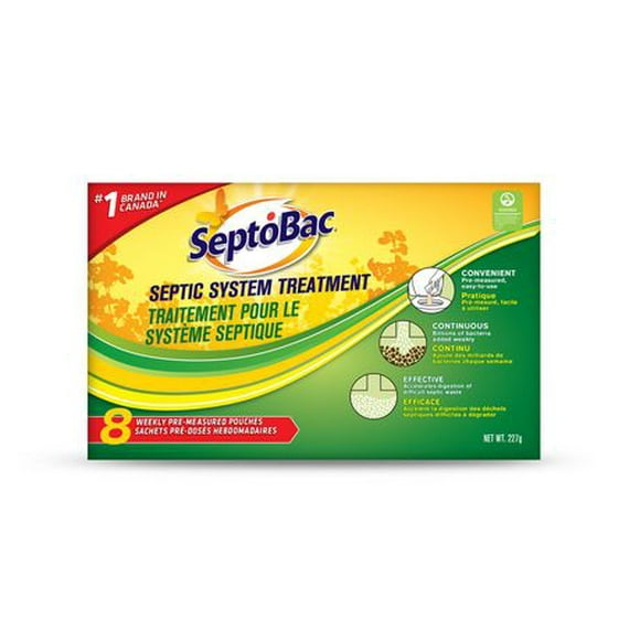 SeptoBac Septic Treatment Powder, 8 use/227g