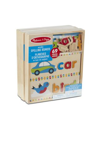 melissa and doug wooden letters and spelling boards