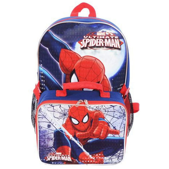 Spider Man Backpack with Lunch Kit