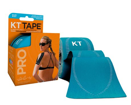KT TAPE PRO Blue Therapeutic Kinesiology Sports Tape, 20 Strips 