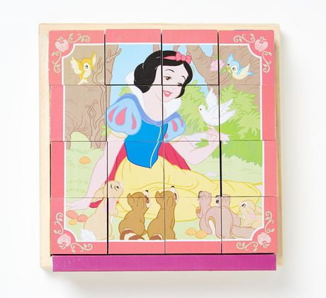 disney princess wooden cube puzzle