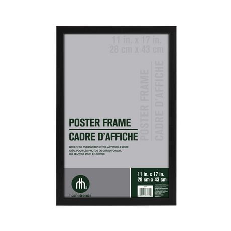 hometrends Gallery Black Poster Frame, 11" x 17"