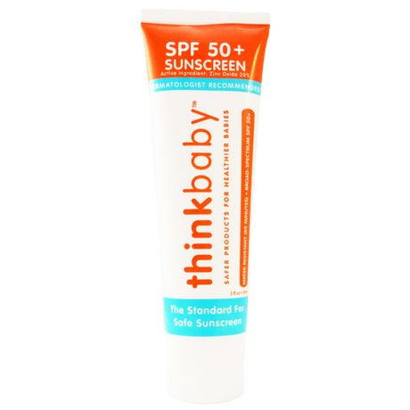 Thinkbaby Sunscreen Spf 50+, 3oz, Mineral based sunscreen