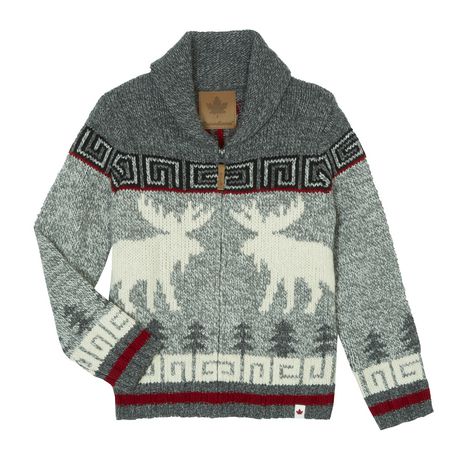 Canadiana Boys' Zipped Sweater | Walmart Canada