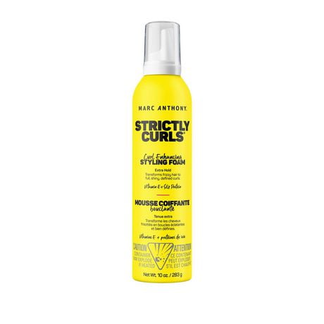 Marc Anthony Strictly Curls Curl Enhancing Extra Hold Styling Foam, 300 ml