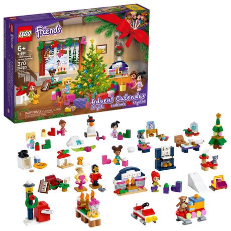Lego Friends Advent Calendar 41690 Toy Building Kit (370 Pieces) Multicolor