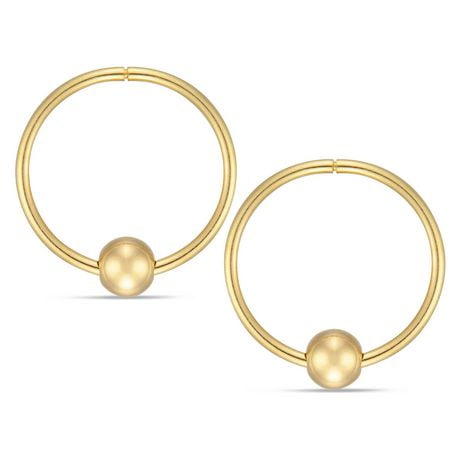 Quintessential10k Gold Hoops  Earrings