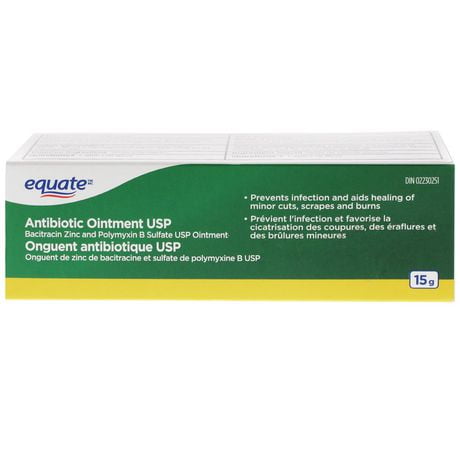 Equate Antibiotic Ointment 15g, EQ Anti Oint 15g