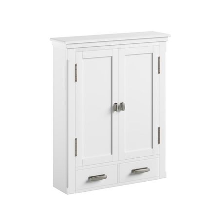 DHP Otum Bathroom Wall-Mounted Storage Cabinet, with Drawers and ...