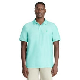 PGA TOUR Men's Easy Care Solid Golf Polo Shirt 