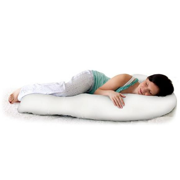 Jolly Jumper Mama Sleep Ez® Body Pillow provides back, tummy and overall body support during and after pregnancy., Multi-positional body pillow