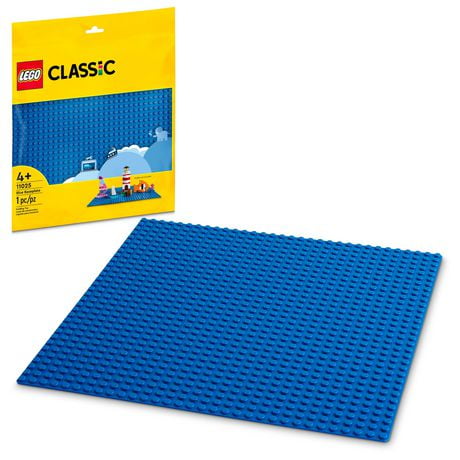 LEGO Classic Blue Baseplate 11025 Toy Building Kit (1 Pieces), Includes 1 Pieces, Ages 4+
