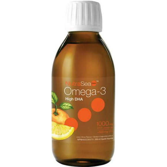 Liquide Oméga-3 DHA de NutraSea aux agrumes