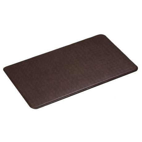 comfort mats imprint fatigue anti nantucket mat series cinnamon basketweave carpet walmart lowes kitchen