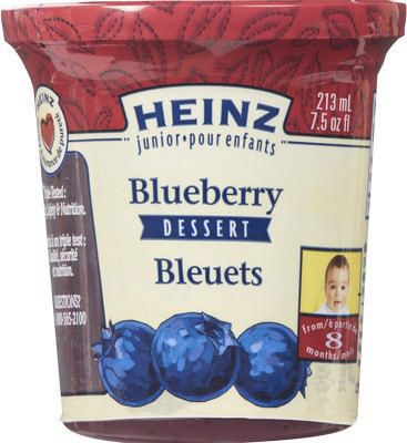 Nourriture Pour Bebe Heinz Pour Enfants Dessert Aux Bleuets Walmart Canada