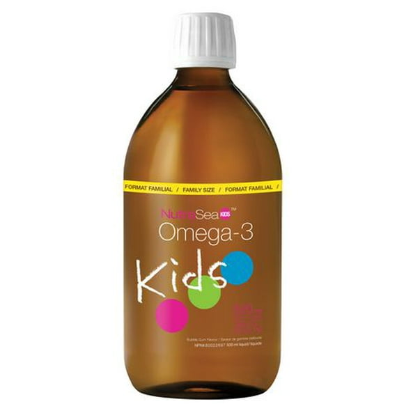 NutraSea Kids Omega-3 Bubble Gum Liquid