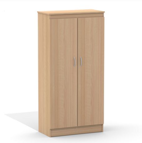 Armoire A 2 Portes Essentiels De Nexera En Erable Naturel Walmart Canada