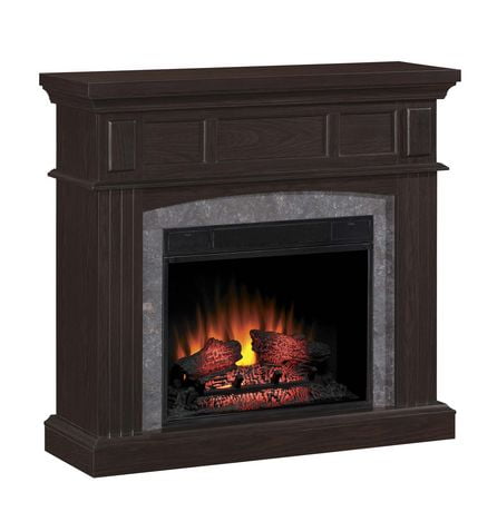 Chimney Free Electric Fireplace Set, Espresso oak laminate ...