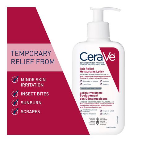cerave moisturizing lotion for itch relief