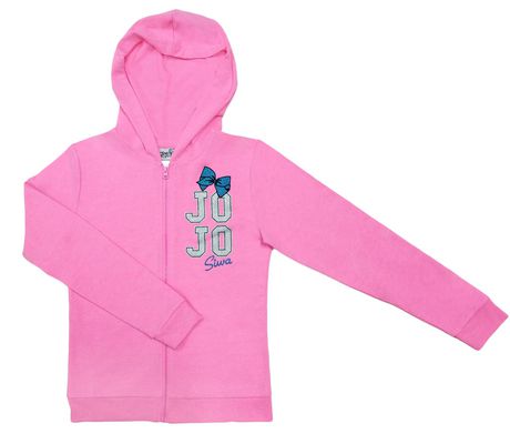 Jojo Siwa Girl`s Active Wear Zip Up Hoodie | Walmart Canada