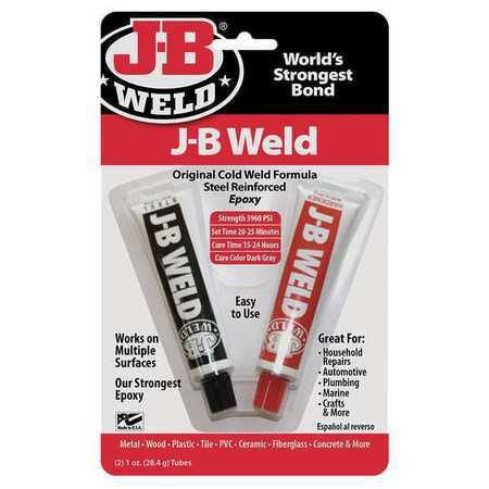 J-B Weld Original Cold Weld Epoxy, Two-part epoxy system