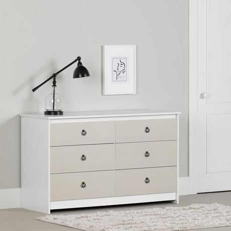 6-Drawer  Dresser Storage Unit from the collection Plenny South Shore