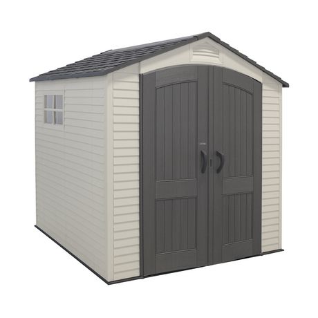 Lifetime 7 x 7 ft Outdoor Storage Shed with 2 Windows 
