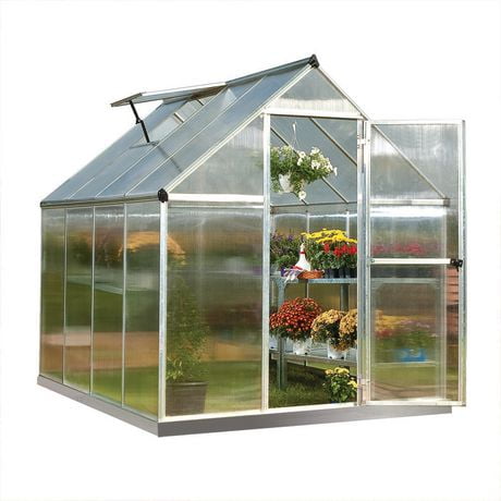 greenhouse palram mythos greenhouses twin series silver premier walmart nature sears hobby outdoor cottage kit