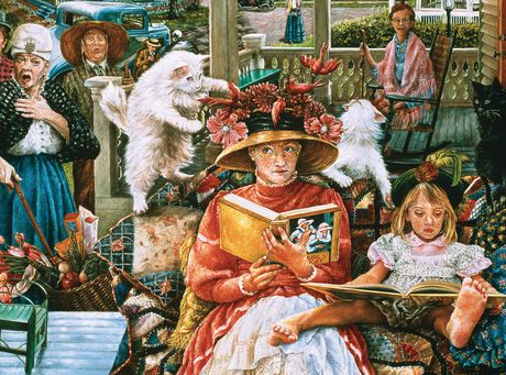 Sure-Lox Susan Brabeau - Cat In The Hat Puzzle, 500 Pieces 