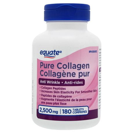 Equate Pure Collagen Tablets, 180 Tablets