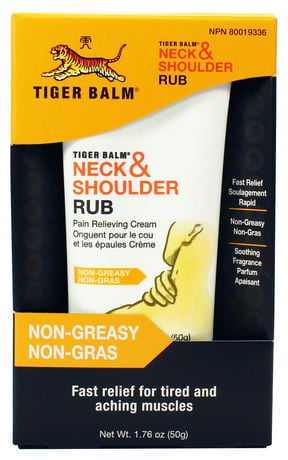 Tiger Balm Neck & Shoulder Rub Pain Relieving Cream | Walmart Canada