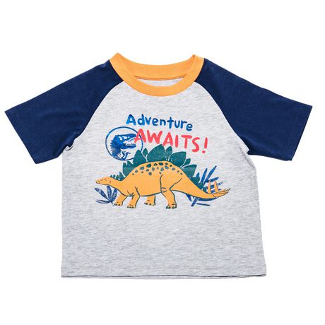 Toddler Boys Jurassic World Adventure Awaits Short Sleeve T-Shirt ...