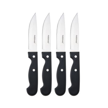 Farberware Triple Rivet 4 Piece Steak Knife Set, Steak Knife Set