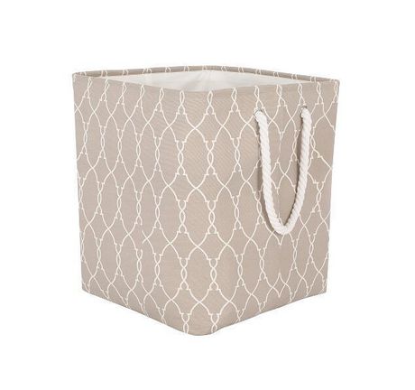 MAINSTAYS Square Canvas Grey Laundry Hamper - Walmart.ca