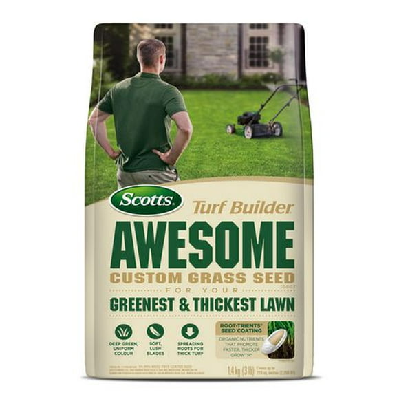 Scotts Turf Builder AWESOME Lawn Seed Blend - 1.4kg